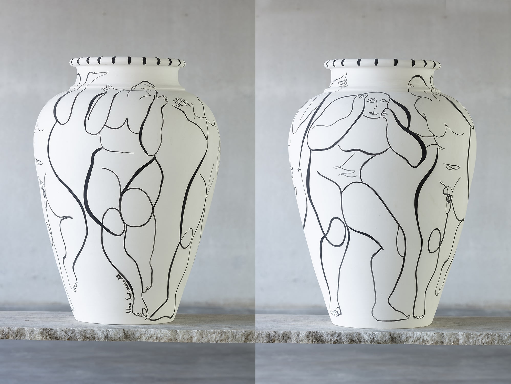 Andrea Santamarina Studio Rossana Orlandi ACDO Ceramic Vases Trapped Collection Web 7